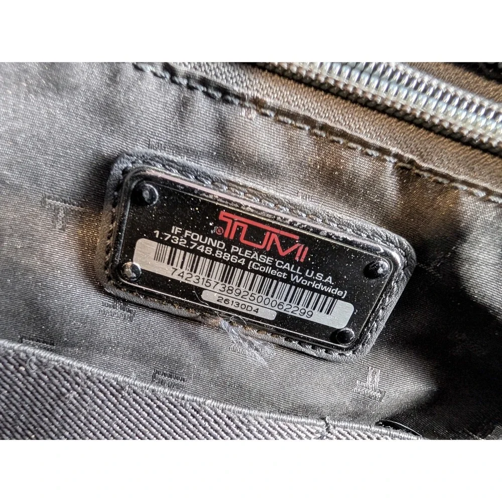 Tumi Alpha Essential Briefcase Laptop Cabin Bag Expandable For Clothes 26130D4